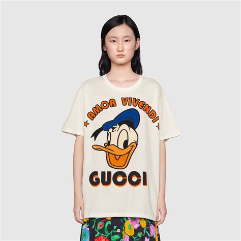 gucci sweatshirt donald duck|Gucci Donald Duck t shirt.